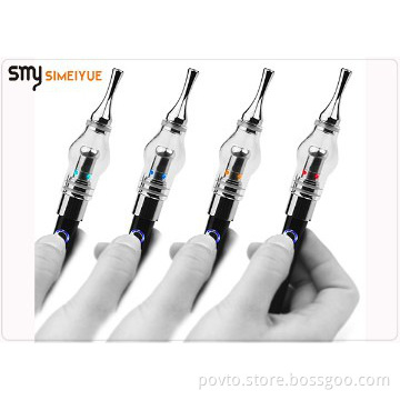 Factory wholesale wax & dry herb atomizer glass atomizer v8s in 2014